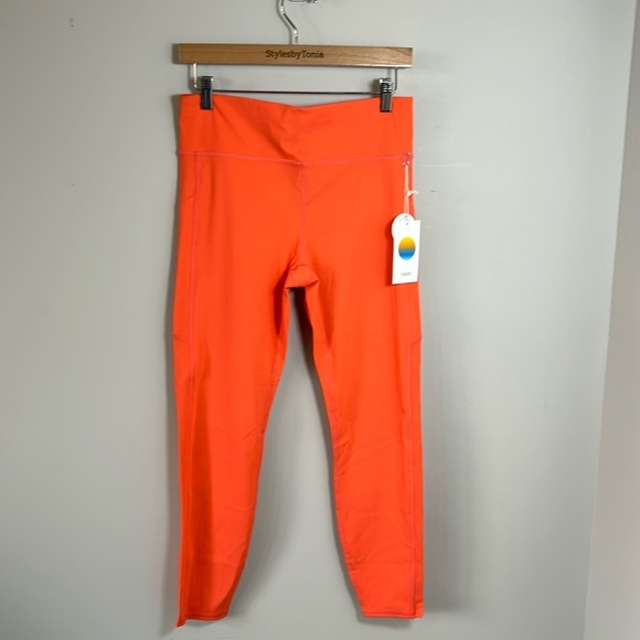 VUORI Stride Legging Pomelo Womens Performance High Rise Sz L NEW - Picture 5 of 13